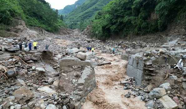 8 bodies retrieved after flash floods in southwest China