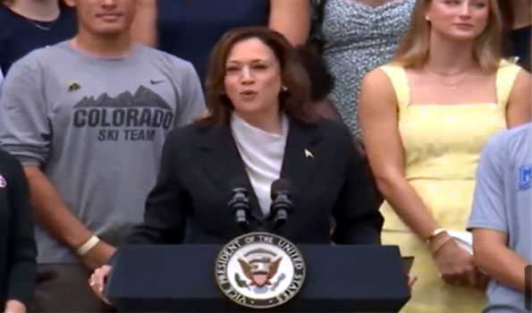 Harris says she has enough support for Democratic nomination to run for U.S. Prez