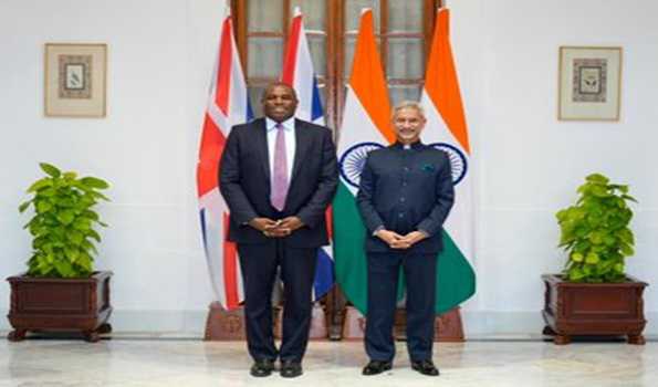 EAM Jaishankar, UK FS Lammy hold productive talks; new tech security initiative announced