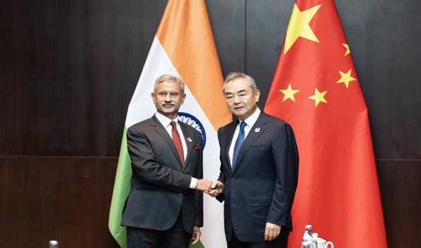 EAM holds talks with Chinese FM, stresses on full respect for LAC and past agreements