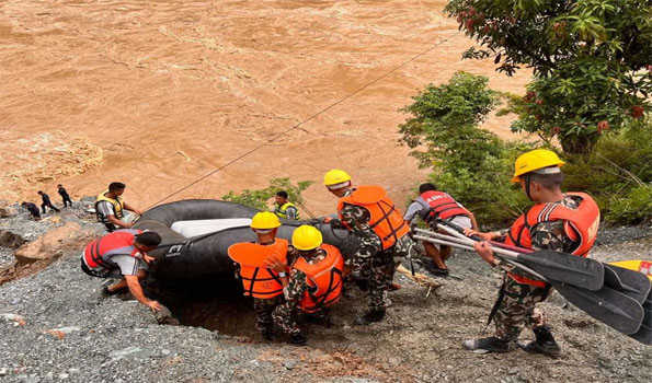 Indian rescue team identifies potential sites of Nepal bus wreckage