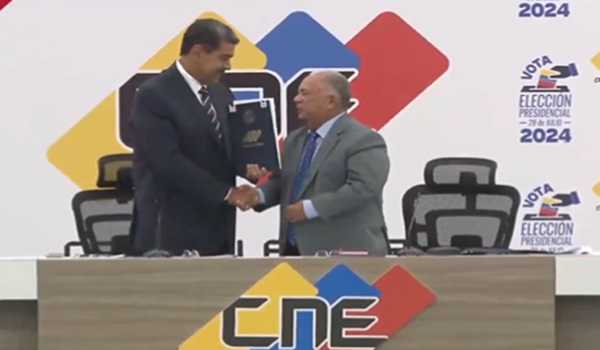 Venezuelan election body declares Maduro winner of presidential elections
