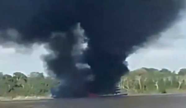 Death toll from boat fire in Brazil