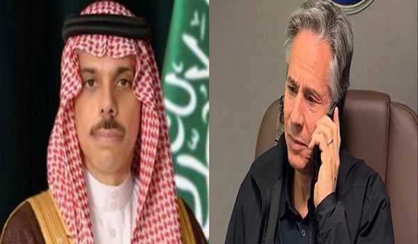 Saudi FM, Blinken discuss Mideast tensions