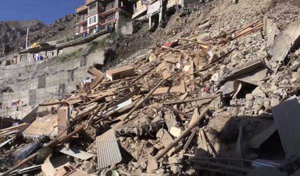 10 injured as Building collapses in Ladakh