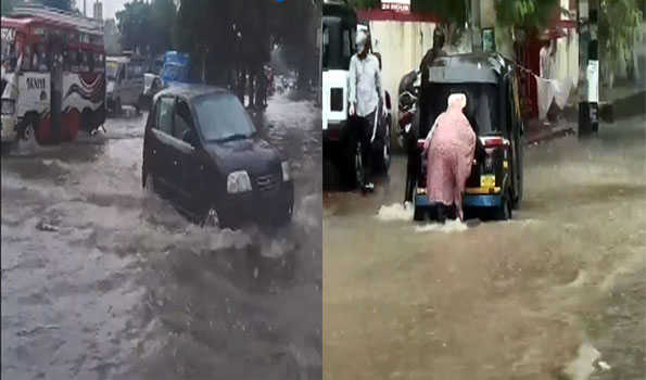Heavy rain creates havoc in Jammu, waterlogged roads upset commuters