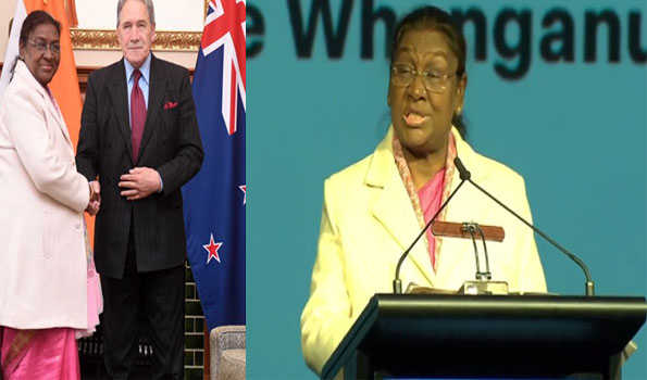 President Murmu meets New Zealand DPM, addresses international education meet