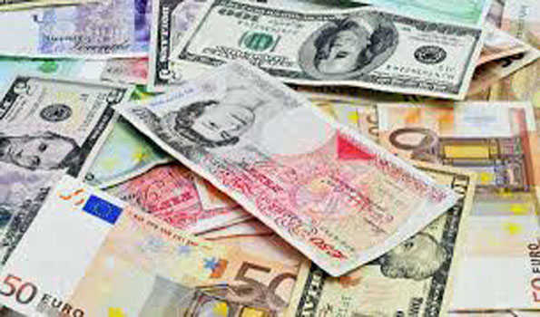 USD, Pound  up ; Euro, Yen down