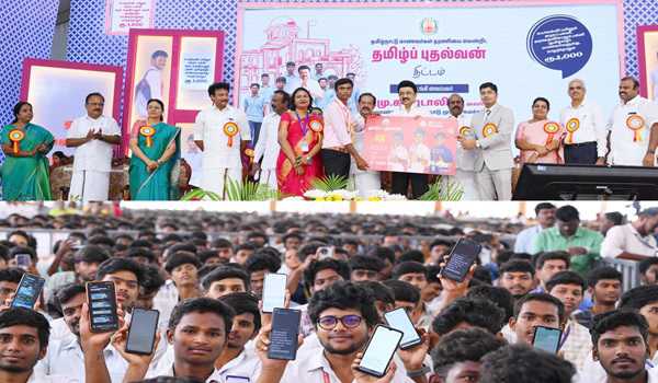 Stalin launches Rs 1,000 per month Tamizh Pudalvan scheme for Class 6-12 boys students