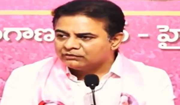 KTR accuses Cong Govt of spreading false information on Sunkisala Project
