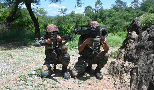 Indian Army display unwavering grit along  LoC in Sunderbani, Naushera sectors of J&K