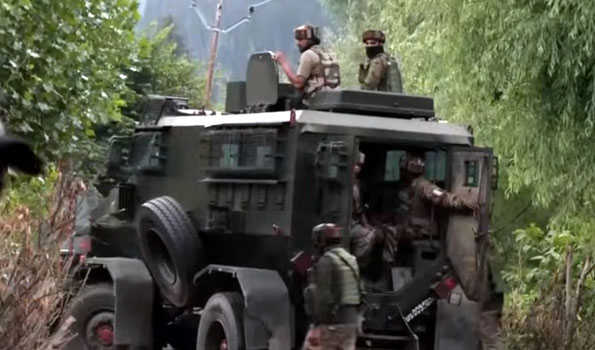 Search operation for militants continue in dense forests of Anantnag on 4th day