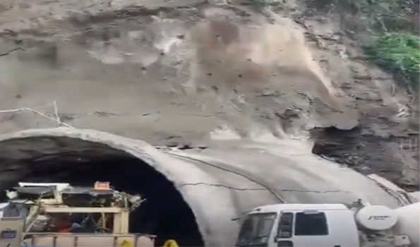 Under-construction tunnel collapses near Shimla