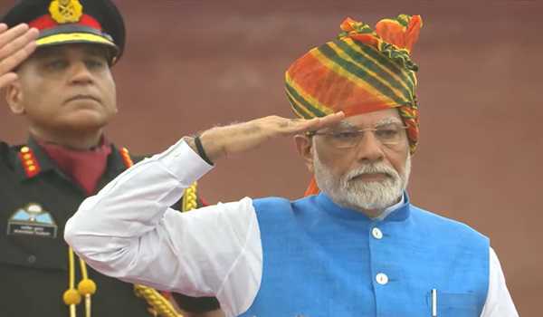 Modi delivers 11th I-day speech; vows to make India Viksit Bharat by 2047