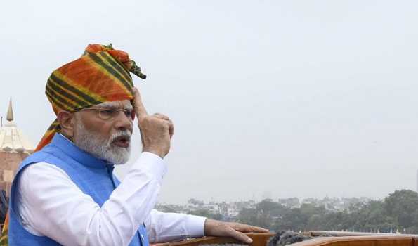 PM Modi pushes for UCC, One-Nation, One-Poll in  78th  I-Day address