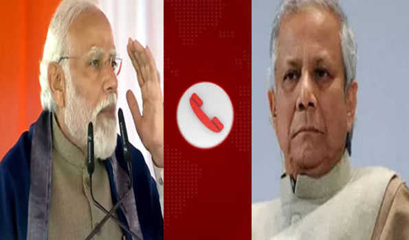 PM Modi gets phone call from Bangladesh Chief Adviser Yunus