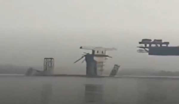 Bihar: Agwani- Sultanganj bridge over Ganga river collapses once again