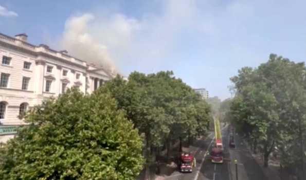 UK: Somerset House fire brought under control