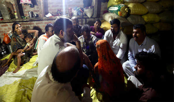 UP: Rahul meets family of Dalit man killed in Raebareli