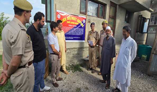 J&K Police attaches property of a terror associate in Sopore