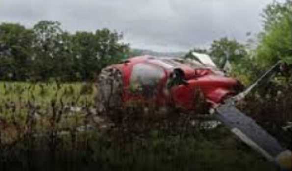Private helicopter crashes in Pune, four injured