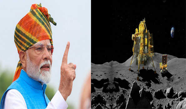 PM Modi hails Indian space sector