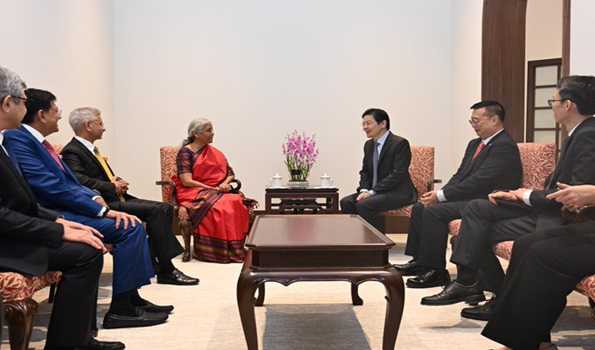 Ministers Jaishankar, Sitharaman, Goyal, Vaishnaw in Singapore for 3+3 talks