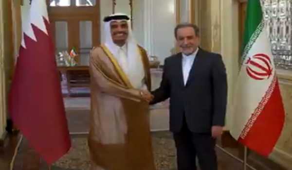 Iranian, Qatari FMs discuss ties, Gaza situation