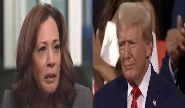 Trump calls Harris
