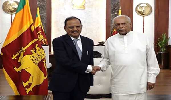 NSA Ajit Doval in Colombo, calls on Sri Lankan PM Dinesh Gunawardena