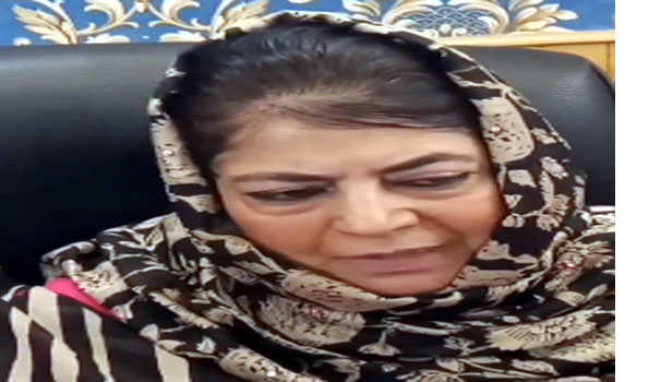 NC views J&K as its personal fiefdom: Mehbooba Mufti