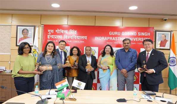 Singapore Temasek delegation visits GGSIPU