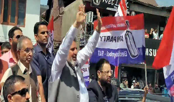 J&K Assembly Polls: Bukhari files nomination from Chanapora Constituency