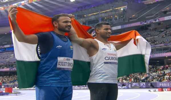 Ajeet, Sundar shine in Paris, win silver and bronze in men’s javelin throw F46