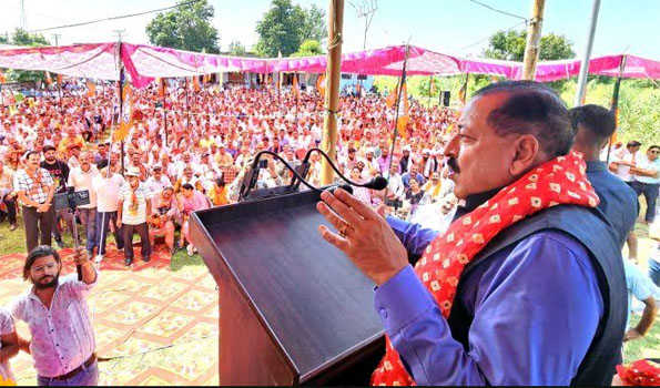 Congress, NC intend snatching rights of daughters of J&K: Jitendra