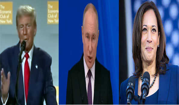 Trump very offended by Putin for endorsing Harris