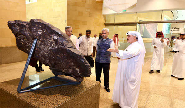 EAM in Riyadh, visits Saudi National Museum, archives