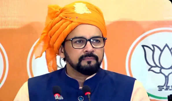 We freed J&K from clutches of terrorism: Anurag Thakur in Jammu