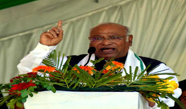 J&K polls: Kharge asks people to uproot BJP