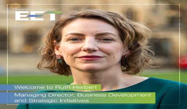 EET appoints Ruth Herbert as MD, Business Development and Strategic Initiatives