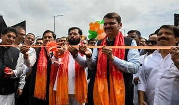 Maha: Shinde inaugurates Mumbai Coastal Road