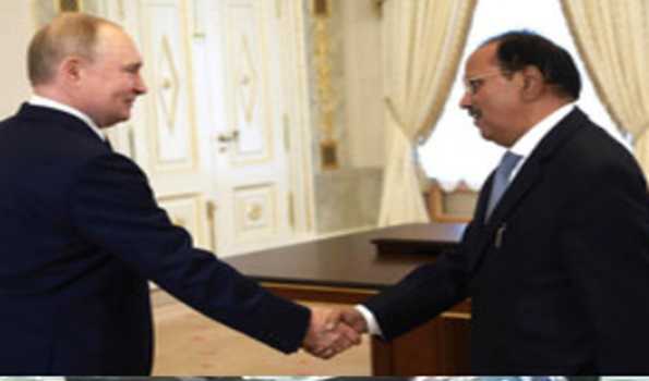 PM Modi told me to personally brief you on talks with Zelenskyy: NSA Doval to President Putin