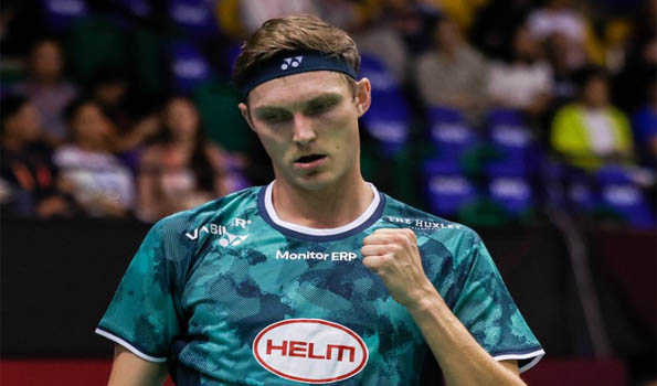 Olympic champ Axelsen reaches semis at badminton Hong Kong Open
