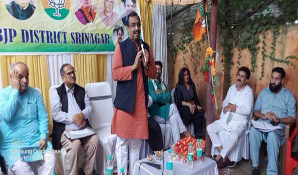 BJP will create history in  J&K assembly election: Ram Madhav
