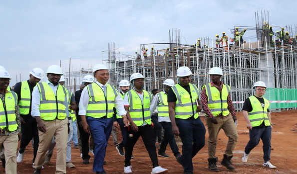 CAF president pleased with Kenya 2027 AFCON preparations