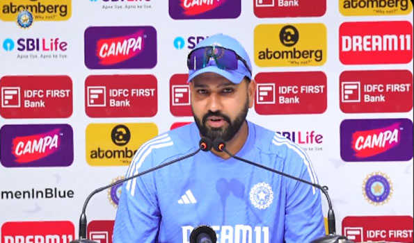 Managing work load of bowlers, especially pacers, is key : Rohit