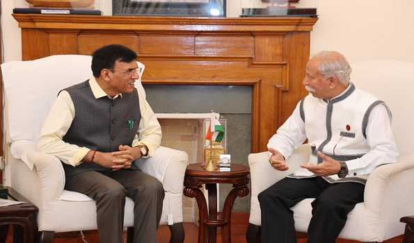 Arunachal Governor meets Union Minister Mandaviya in Delhi