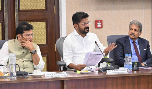 Telangana CM appeals  industrialists to play a key role in Skill University