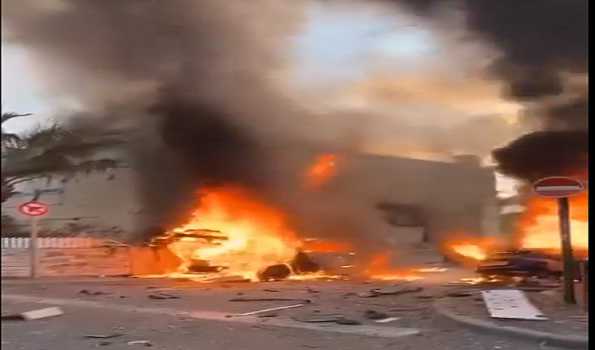 Israeli army says detected over 100 projectiles fired from Lebanon overnight