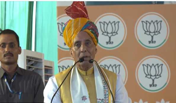 Only BJP  can give statehood status back to J&K: Rajnath